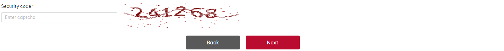 Verification code